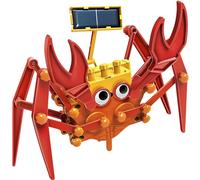 4M Green Science Hybrid Crabot for Kids Build a Solar & Battery Powered Crab R
