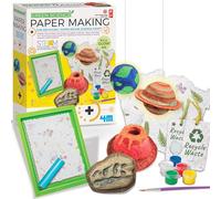 4M Green Science Paper Making Kit from STEAM Powered Kids, Have Recycling and Paper Mache Science Craft, It’s A Glow Kit! reddot Design Award Winner 2015, Ages 5+