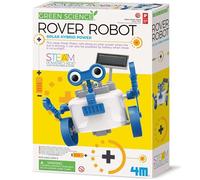 4M Green Science Rover Robot, Build a Solar & Battery Powered Robot Toy | STEM Science Kit with Moving Action, Renewable Energy Learning, Educational Gift for Kids, Boys & Girls, Age 5+