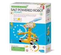 Great Gizmos Science Salt Water Power Robot (Green) | STEM Science Kit for Renewable Energy Learning & Engineering Play, Educational Gift for Kids, Boys & Girls, Age 5+