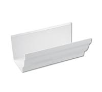 4m Guttering Half Round, Square, Ogee. Colours White, Black, Brown, Grey (White Ogee)