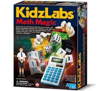 4M Kidz Labs Maths Magic - 15 Fun Maths Tricks, Games and Puzzles, For Ages 8+