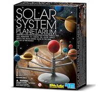 4M Kidz Labs Solar System Planetarium Model, Build you own 30cm Glow in the Dark Model, Arts and Crafts, Science Kit for Boys and Girls 8+