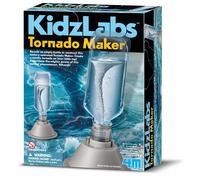 4M Kidz Labs Tornado Maker, Recycle an empty bottle to construct this battery operated Tornado, Science and Technology Kit, Boys and Girls ages 8+
