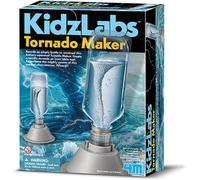 4M Kidz Labs Tornado Maker, Recycle an empty bottle to construct this battery 8+
