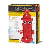 4M KidzRobotix Hydrant Robot, Build a Water Pump Powered Robot | Learn the Mechanics of Water Pumps, STEM Science Kit for Kids Age 8+