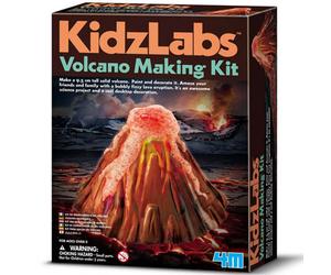 4M Kidzlabs - 9.5Cm Tall Volcano Making Kit