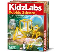 4M KidzLabs Bubble Science Kit, Soap Film Experiments & Giant Bubbles | Build Bubbles That Float & Bounce, Interactive Art Tricks, Fun STEM Experiments, Educational Gift for Kids Age 5+