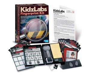 4M KidzLabs Detective Science Fingerprint Kit, Forensics Investigation