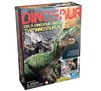 4M KidzLabs Dig A Dino Tyrannosaurus Rex, Paleontology Skeleton Fossil Dinosaur Discovery - STEM Toys Educational Gift for Kids & Teens, Girls & Boys