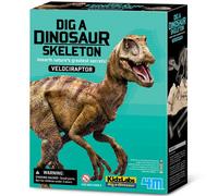 4M KidzLabs - Dig a Dinosaur Skeleton - Velociraptor 4M Multicolor