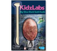 4M KidzLabs - Dig Glow Shark Tooth Fossils 4M Multicolor