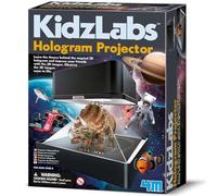 4M KidzLabs Hologram Projector, Build a 3D Hologram with Reflector & Screen | STEM Science Kit with Stand, Interactive Optical Illusion Toy, Gift for Kids, Boys & Girls, Age 8+