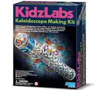 4M KidzLabs Kaleidoscope Making Kit | Build Your Own 25cm Kaleidoscope STEM Science Craft for Kids Age 8+ | Light Reflection & Symmetry Learning Toy | Educational Activity & Gift Idea for Boys & Girls