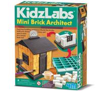 4M KidzLabs Small Architect Builder - Educational Set for Building Miniature Models from Real Bricks - Scientific STEM Game for Children Aged 8 Years and Up - Creative Gift Idea
