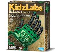 4M KidzLabs Robotic Hand, Build your own robotic hand with realistic gripping movements, grab your imagination, a Science Kit for Kids 8+