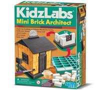 4M KidzLabs Small Architect Builder - Educational Set for Building Miniature Models from Real Bricks - Scientific STEM Game for Children Aged 8 Years and Up - Creative Gift Idea