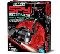 4M KidzLabs Spy Science Night Mission Monocular, Build Your Own Monocular