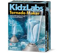 4M Kidz Labs Tornado Maker, Recycle an empty bottle to construct this battery operated Tornado, Science and Technology Kit, Boys and Girls ages 8+