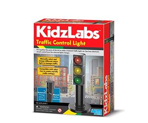 4M Kidzlabs Traffic Control Light Set, Learn How To Build Your Own Traffic Lights, See How Electronic Circuits Control Signals, STEM Learning for Kids Ages 5+