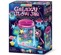 4M KidzMaker Create a Galaxy Glow Jar Craft Kit for Kids Ages 5 and Up