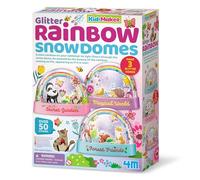 4M KidzMaker Glitter Rainbow Snow Domes