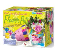 4M KidzMaker - Paint Your Own Terracotta Flower Pots 4M Multicolor