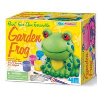 4M KidzMaker - Paint Your Own Terracotta Garden Frog 4M Multicolor