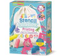 4M KidzMaker - Stencil Backpack Printing 4M Multicolor