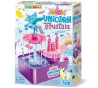 4M KidzMaker Unicorn Fountain Science Kit, Electric Pump & STEM Build