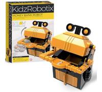 4M KidzRobotix Money Bank Robot, Build a Coin Eating Robot Money Bank | STEM Science Kit for Saving Money, Building & Hands-On Learning, Educational Gift for Kids, Boys & Girls, Age 8+