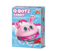 4M Kidzrobotix Q.Botz Rabbit | Kids' Bunny Robot Building Kit | STEM Toys | Build your own rabbit robots, robotic toy, science kits for engineering learning, educational gifts for 5+ year old children