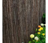 4m(L) x 1.2m(H) Premium Bark Fencing Screening Rolls Woven Wood Natural One Size