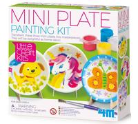 4M 404761 Little Craft Mini Plates Painting Kit, Multi Colour