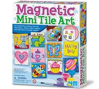 4M Magnetic Mini Tile Art - Turn Ordinary Tiles into Masterpieces, Arts and Crafts Kit for Boys and Girls 8-14 years
