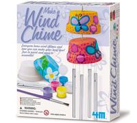4M 4893156045515 Make A Wind Chime-Arts and Craft Kit for Kids Ages 5+, Multi Coloured