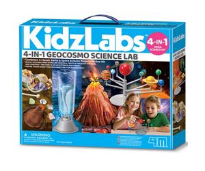 4M Mega Earth Science-4In1 Experiment Kit For Kids, Children's Stem Learning Toy