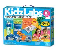 4M Mega Motor Science Kit | Build Your Own Robot, Car & More | Science Toys for Boys & Girls | STEM Kits for Kids | Early Learning Resources for Children | Suitable for 5+ Year Old