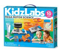 4M Mega Motor Science Kit - Build Your Own Robot & More, Stem Toys For Kids