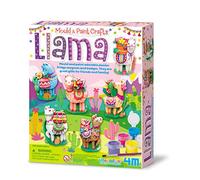 4M | Mould & Paint-Llama | Creative Arts and Crafts Kit | Mould your Llamas and Decorate | Fridge Magnets & Badges