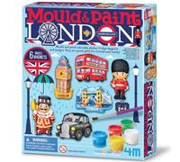 4M Mould & Paint London Landmarks Kit, Make 6 Magnets or Badges