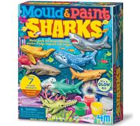4M Mould & Paint - Sharks, Multi-Colours
