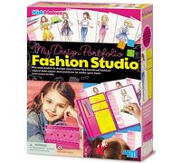 4M My Design Portfolio Fashion Studio, Clothes Designer Kit, 200+ Looks