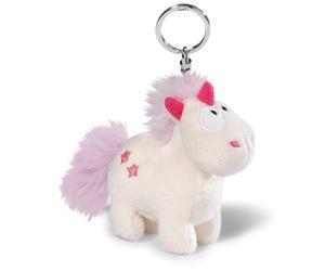 4M NICI 40091 NICI 40091.0 10 cm Unicorn Theodor Key Chain, Pink, 10cm