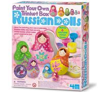 Paint Your Own Trinket Box Russian Dolls