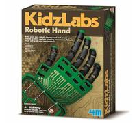 4M KidzLabs Robotic Hand Kit, Build Your Own Mechanical Robotic Hand | STEM Science & Engineering Model, Educational Robotics Activity & Gift Idea for Kids, Boys & Girls, Age 8+