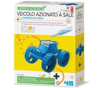 4M Salt Powered Truck - Science and Technololgy Kit, Build an EcoTruck, Powered by Salt Water, STEM Kit for Boys and Girls 8-14 Years, Blue