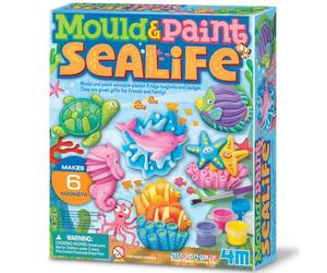 4M Sealife Mould and Paint, 13 Piece Set