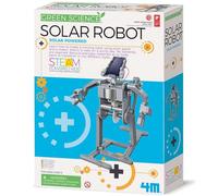 4m Green Science Solar Panel Robot Silver Kids