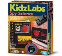 4M Spy Science Secret Message Kit | Create Hidden Codes, Invisible Ink & Morse Messages, Undercover Agent STEM Gift for Boys & Girls Age 8+